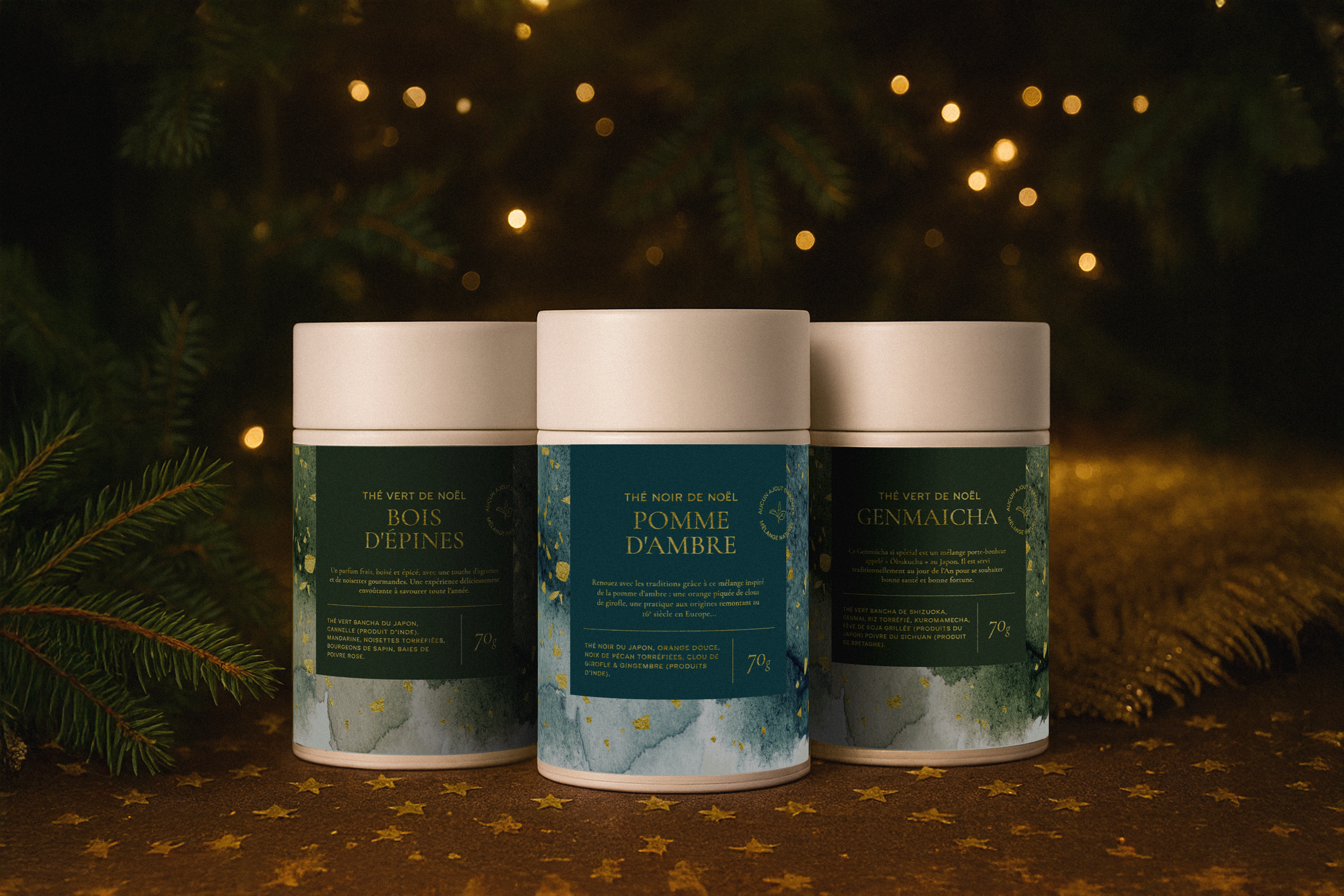 coffret thés de noël naturels
