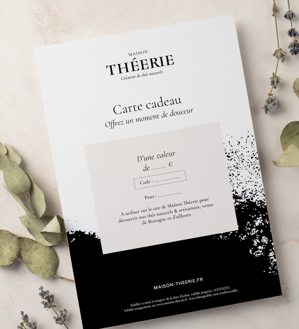 carte cadeau thé et infusions