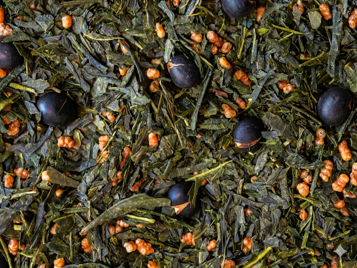 the vert bancha sarrasin soja genmaicha