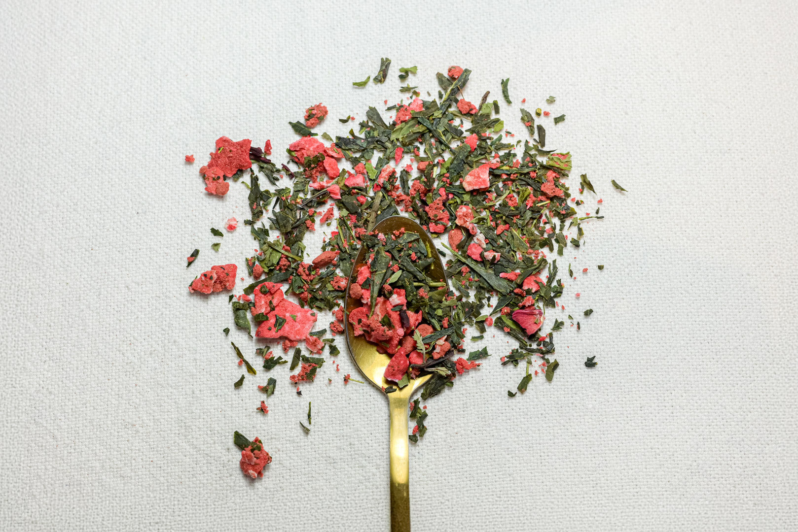 thé vert fraise la fraiseraie