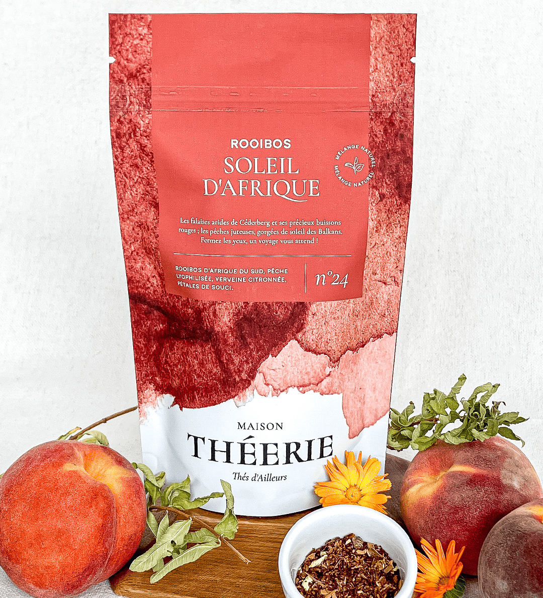 rooibos pêche verveine