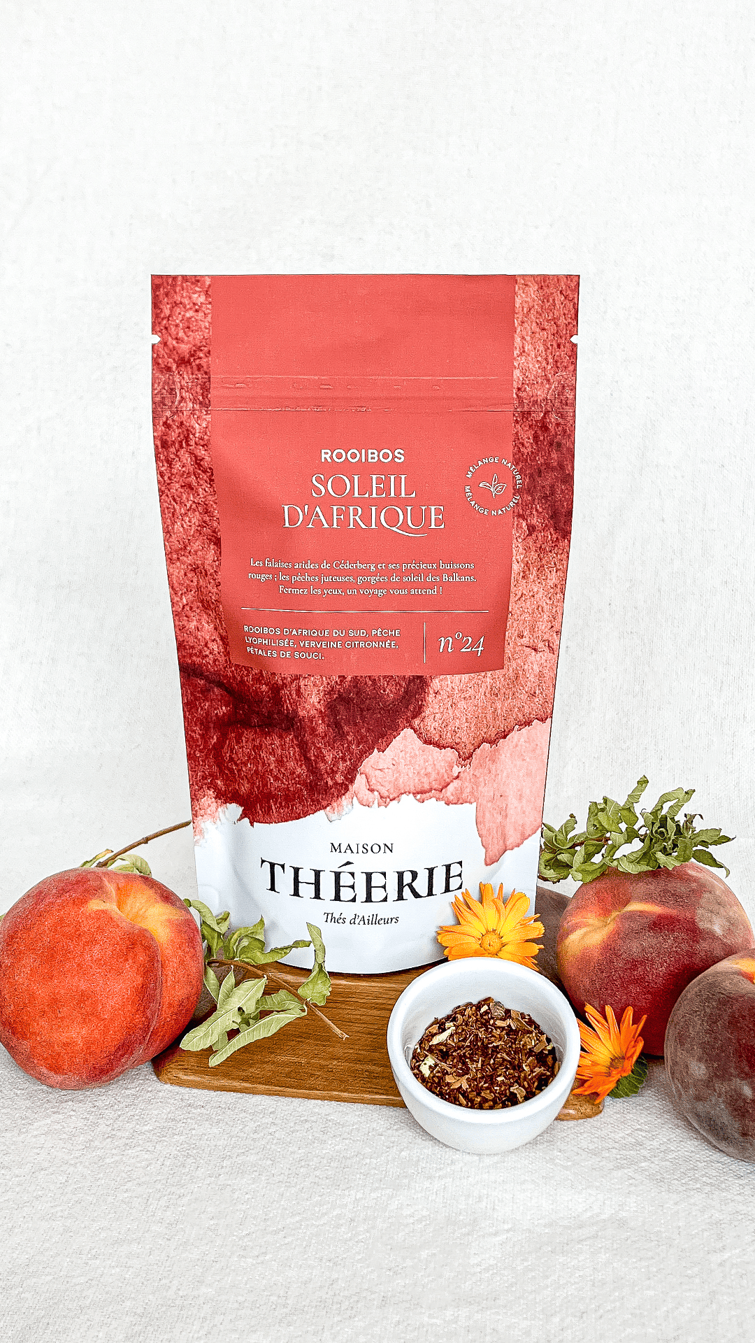 rooibos pêche verveine