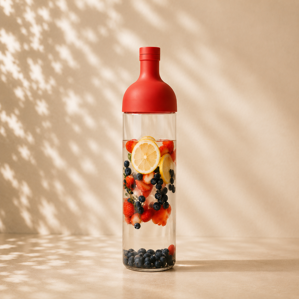 Bouteille en verre pour thé glacé