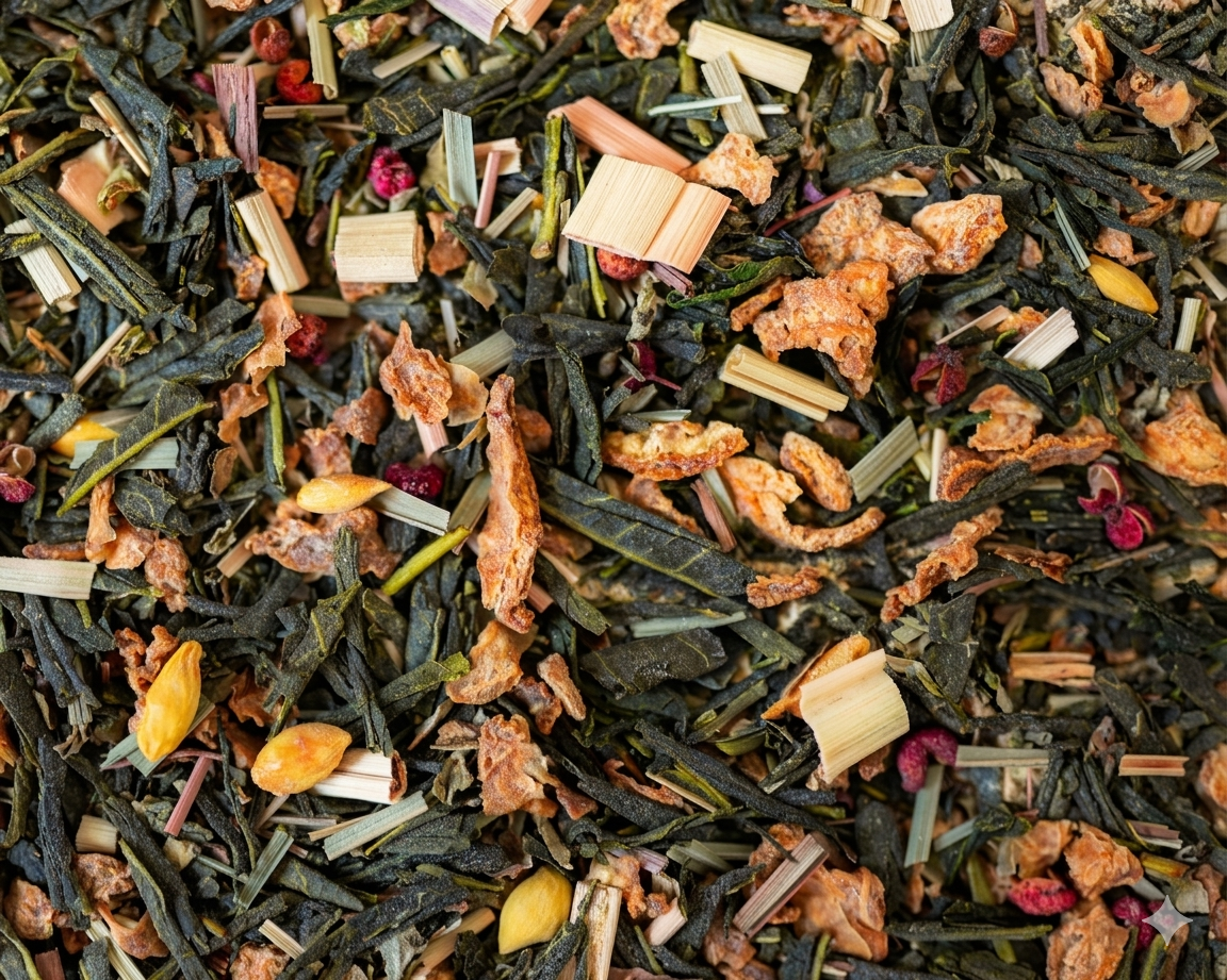 the vert bancha citron basilic citronnelle